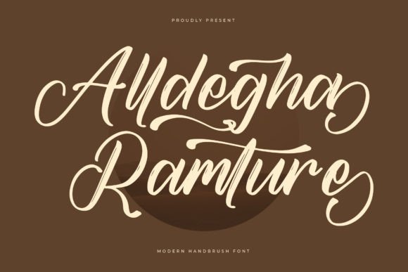 Alldegha Ramture: The Elegant Script Font for Digital Design