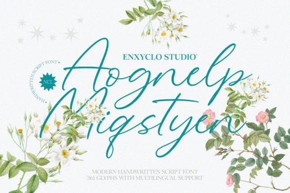 Aognelp Miqstyen: The Campaign Font for Unmistakable Messages