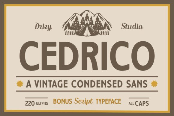 Cedrico: A Bold, Playful Font for Modern Marketing