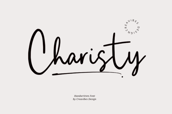 Charisty: A Script Font with a Confident, Creative Pulse