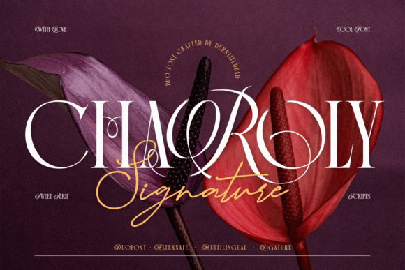 Charoly Signature: A Modern Serif and Script Duo Font