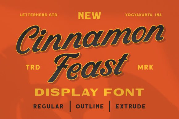 Cinnamon Feast: A Timeless Display Font for Modern Marketers