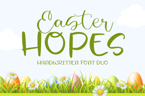 Easter Hopes: A Versatile Handwritten Font Duo for Digital Design