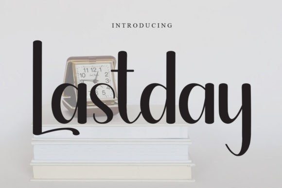 Lastday: A Sweet Script Font for Captivating Digital Marketing