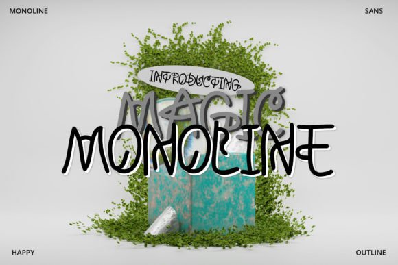 Magic Monoline: A Marker Typeface for Elegant Web Design