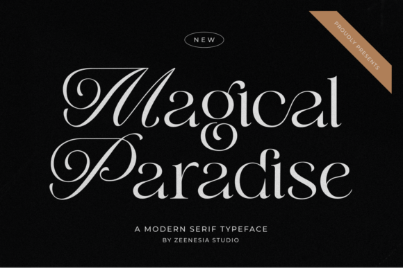 Magical Paradise: A Font Designed for Editorial Charm