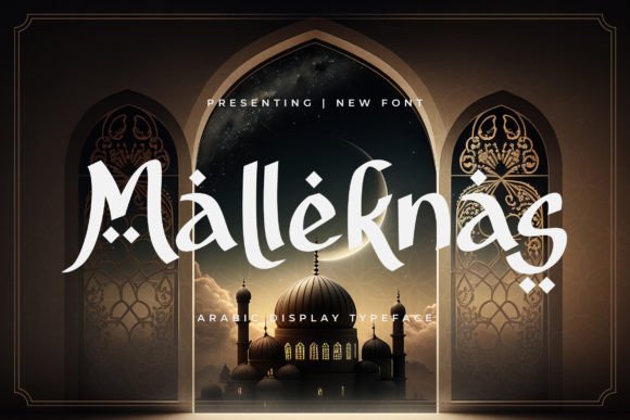 Malleknas: A Display Font for Editorial Atmosphere