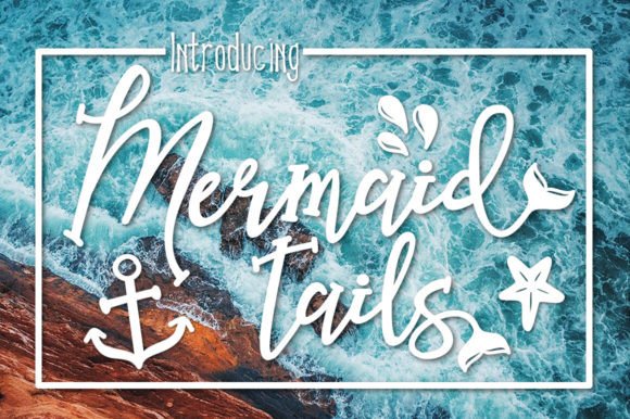 Mermaid Tails: A Whimsical Font for Polished Digital Designs