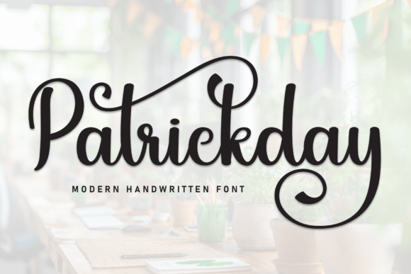 Patrickday: A Charming Handwritten Font for Engaging Visuals
