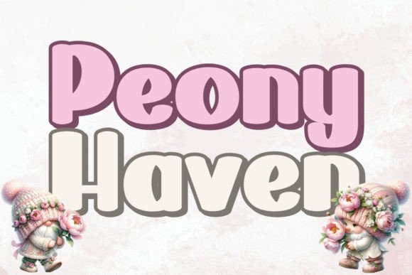 Peony Haven: An Elegant Handwritten Font for Digital Design