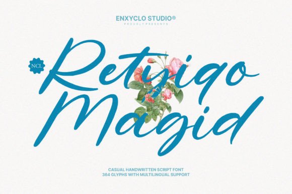 Retyiqo Magid: A Casual Script Font for Digital Design