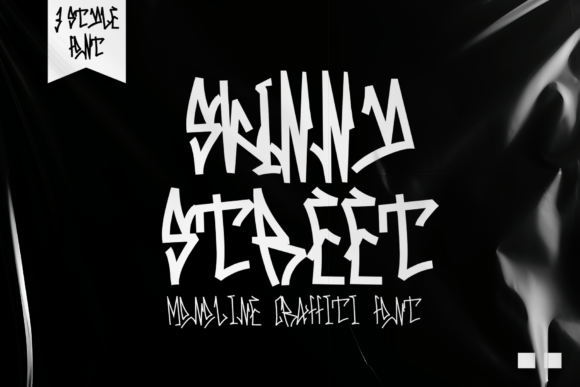 Skinny Street: A Monoline Graffiti Font for Modern Web Design