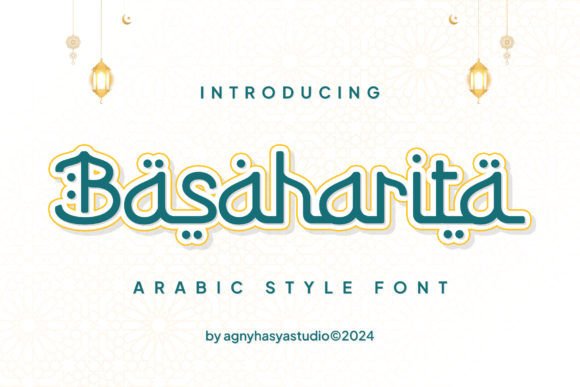 The Basaharita Arabic-Style Typeface for Elegant Crafting