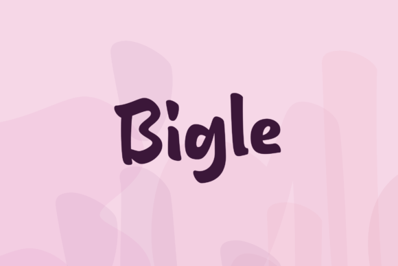 The Bigle Font: A Maker's Brushstroke Script