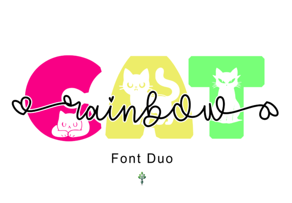 The Creative Spark of Cat Rainbow: A Font for Crafted Products